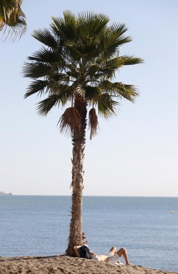 Archivo - Imagen de archivo de una playa en Andalucía. 