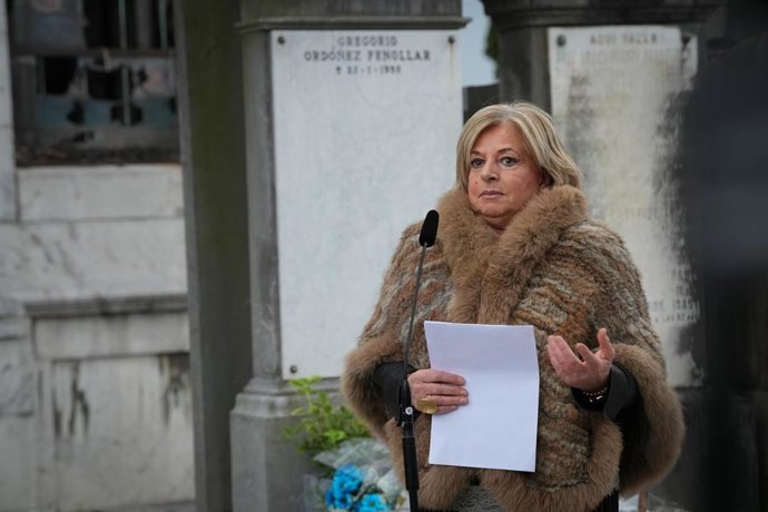 Archivo - La presidenta de Covite y hermana de Gregorio Ordóñez, Consuelo Ordóñez