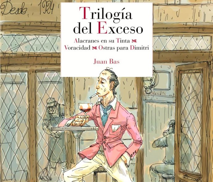 Portada de la reedición de la trilogía del exceso de Juan Bas