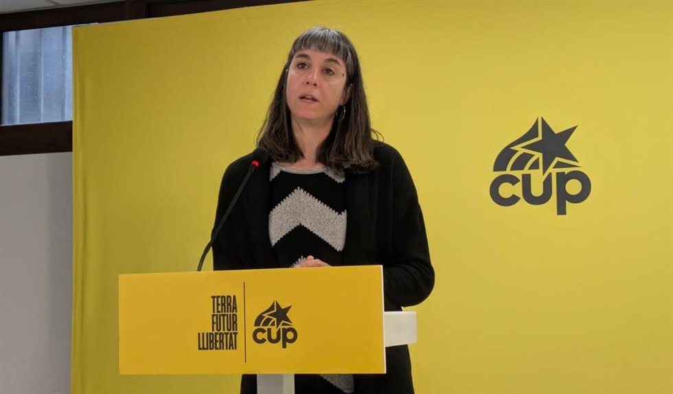 La portavoz de la CUP, Su Moreno