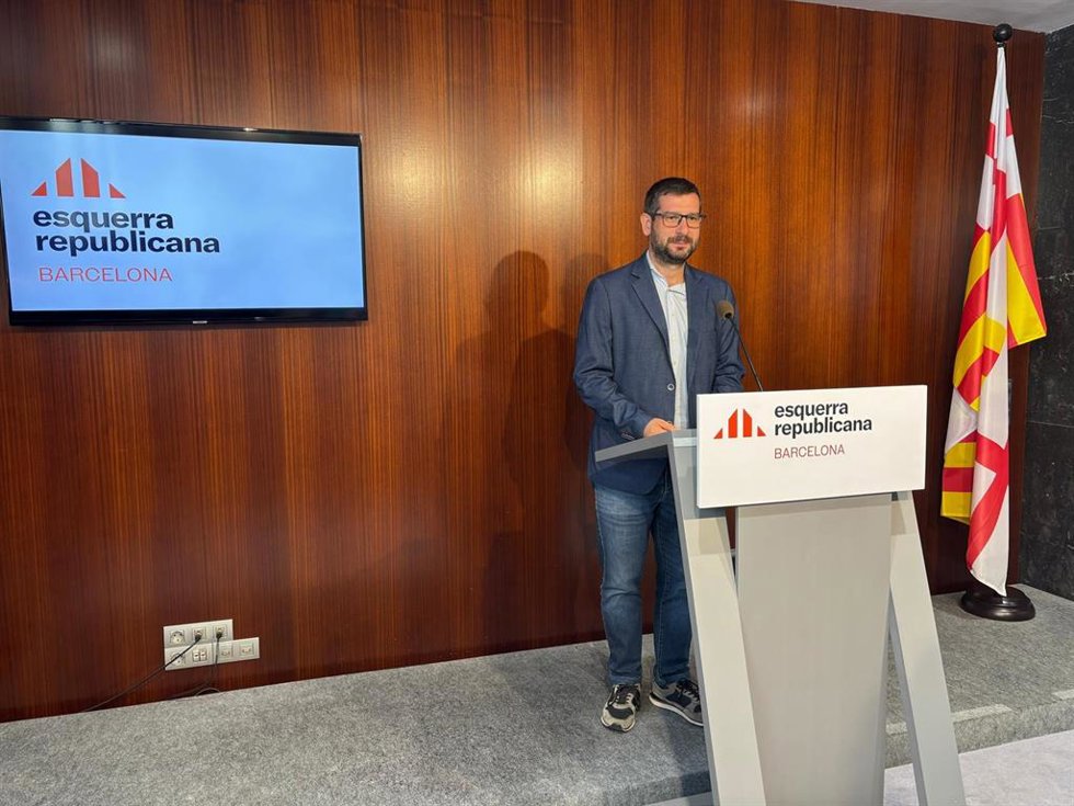 Archivo - El concejal de ERC, Jordi Castellana, en una imagen de archvo.