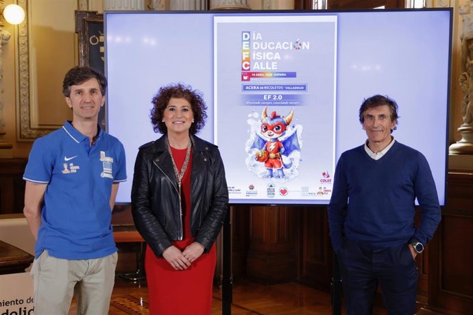 Presentación de la actividad de educación física en la Acera de Recoletos de Valladolid