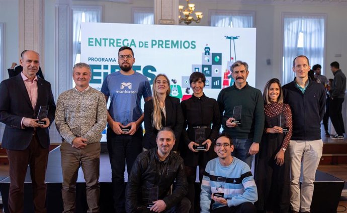Entrega de premios de la primera edición del programa de apoyo a la creación y escalado de empresas innovadoras de base tecnológica.