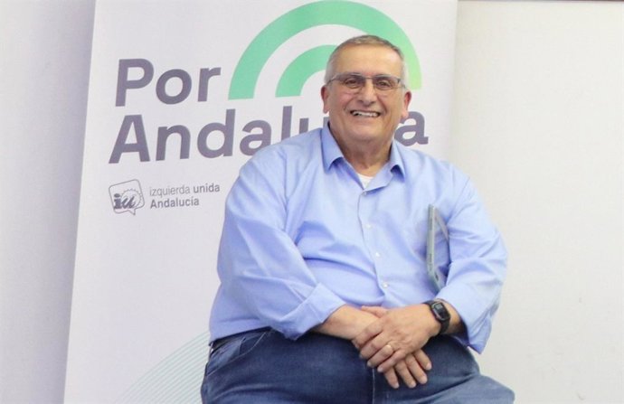 El candidato de la coalición Por Andalucía en Huelva, José Antonio Jiménez.