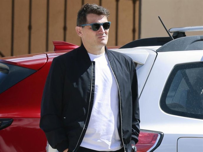 Iker Casillas a su llegada al velatorio de Goyi Arévalo, madre de Sara Carbonero