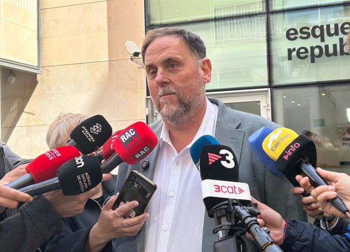 El president d'ERC, Oriol Junqueras