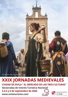 Cartel de las Jorandas Medievales de Ávila.