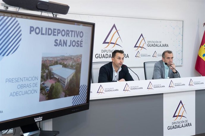Presentación de las obras del polideportivo San José.