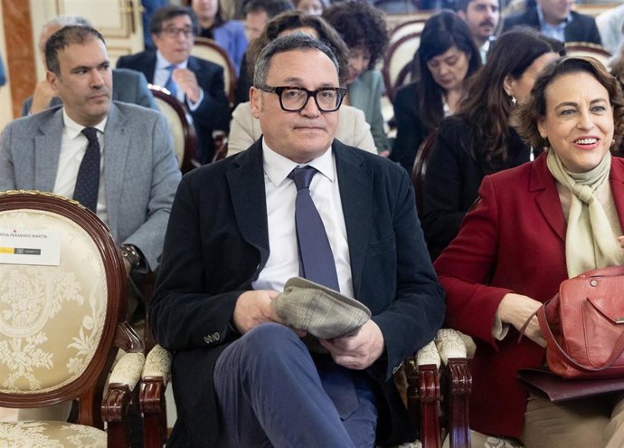 El exfiscal general del Estado, Álvaro García Ortiz, durante la II Jornada de debate sobre el proyecto de Ley Orgánica de Enjuiciamiento Criminal, en el Centro de Estudios Políticos y Constitucionales (CEPC), a 24 de marzo de 2026, en Madrid (España). La