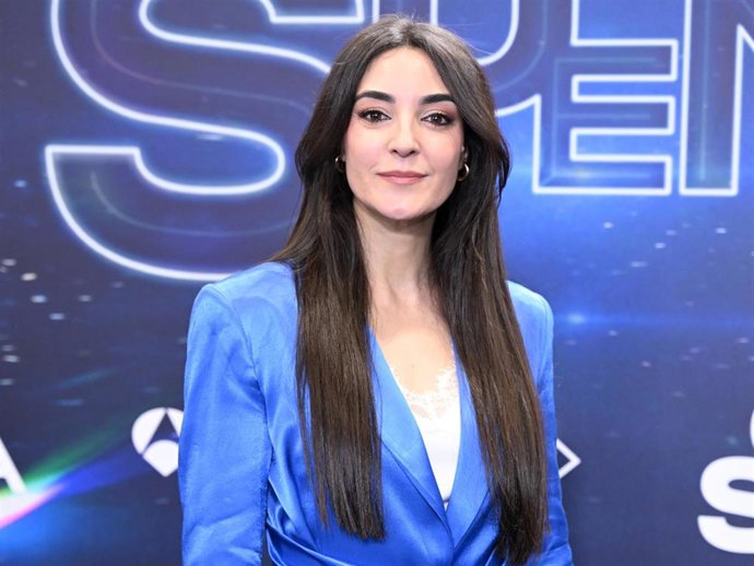 Leonor Lavado posa durante la presentación de la nueva edición de 'Tu cara me suena'