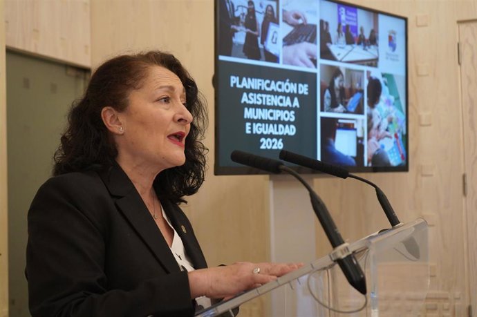 La diputada de Asistencia a Municipios e Igualdad, Pilar Martín.