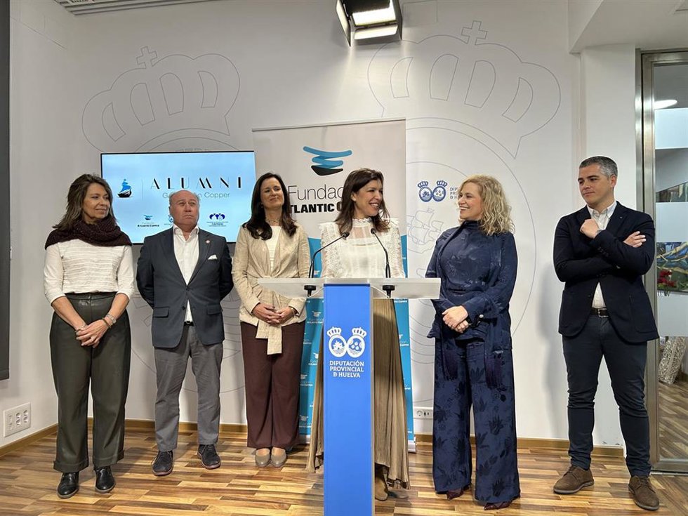 Presentación en la Diputación de Huelva de 'Alumni Generación Copper'.