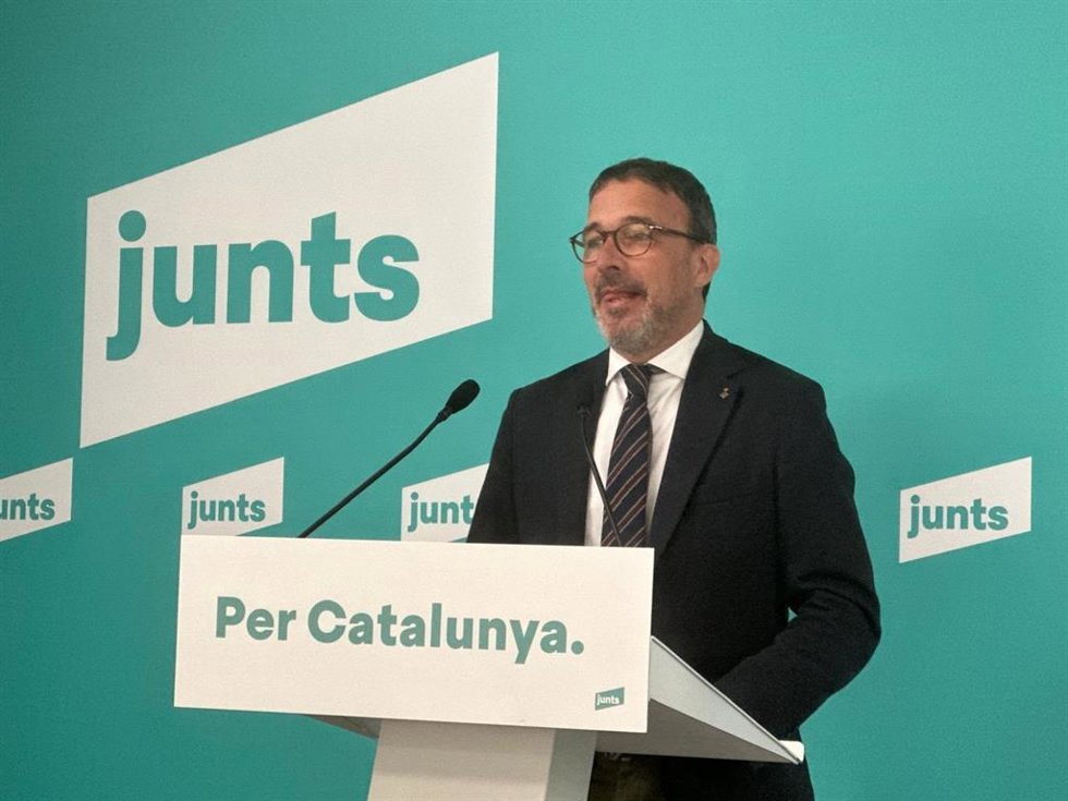 El portavoz de Junts, Josep Rius