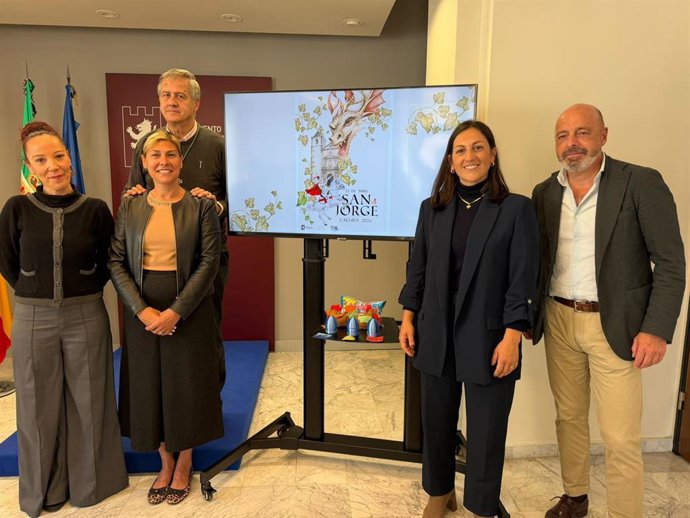 Presentación de la festividad de San Jorge en Cáceres