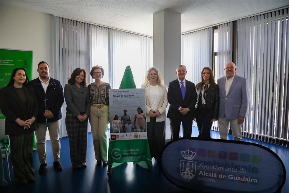 Presentación de la segunda Marcha contra el Cáncer de Alcalá de Guadaíra (Sevilla).