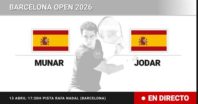 Jaume Munar - Rafael Jodar: resumen y estadísticas del partido de Dieciseisavos de final de Barcelona Open