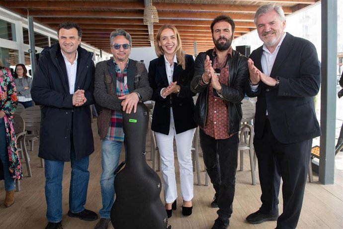 Almudena Martínez en la presentación del Cádiz Music Stadium