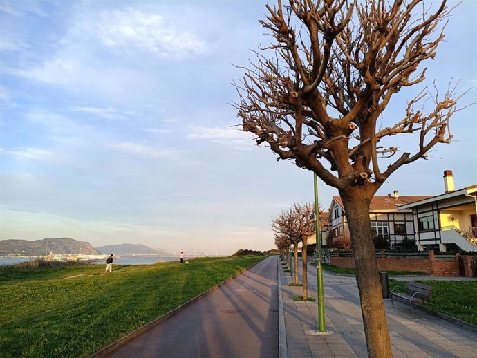 Archivo - Getxo (Bizkaia)  en una jornada sin nubes
