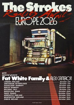 Concert de la gira europea de la banda The Strokes