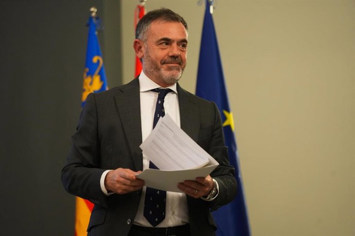 Archivo - El  vicepresidente segundo del Consell y conseller de Presidencia, José Luis Díez Climent.