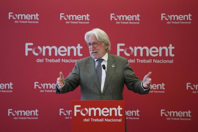 El presidente de Foment, Josep Sánchez Llibre