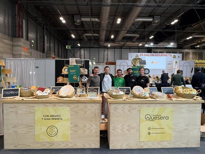 Cantabria Quesera participa por tercer año consecutivo en el Salón Gourmets con más de 25 variedades de queso