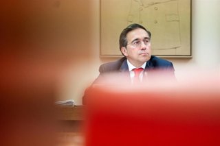 El ministro José Manuel Albares, en su comparecencia ante la Comisión de Asuntos Exteriores