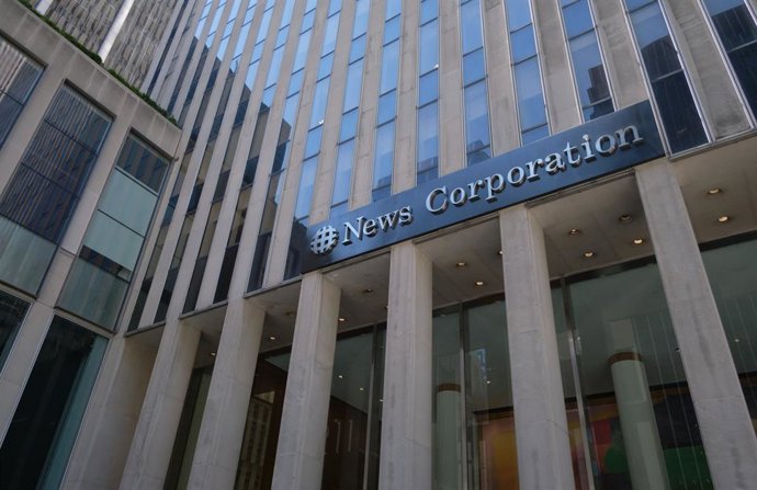 Archivo - Arquivo - 24 de junho de 2021, Brooklyn, Nova York, EUA: Edifício da News Corp em Manhattan, no endereço 1211 Avenue of the Americas. Nova York, Nova York. 20210624 NOVO