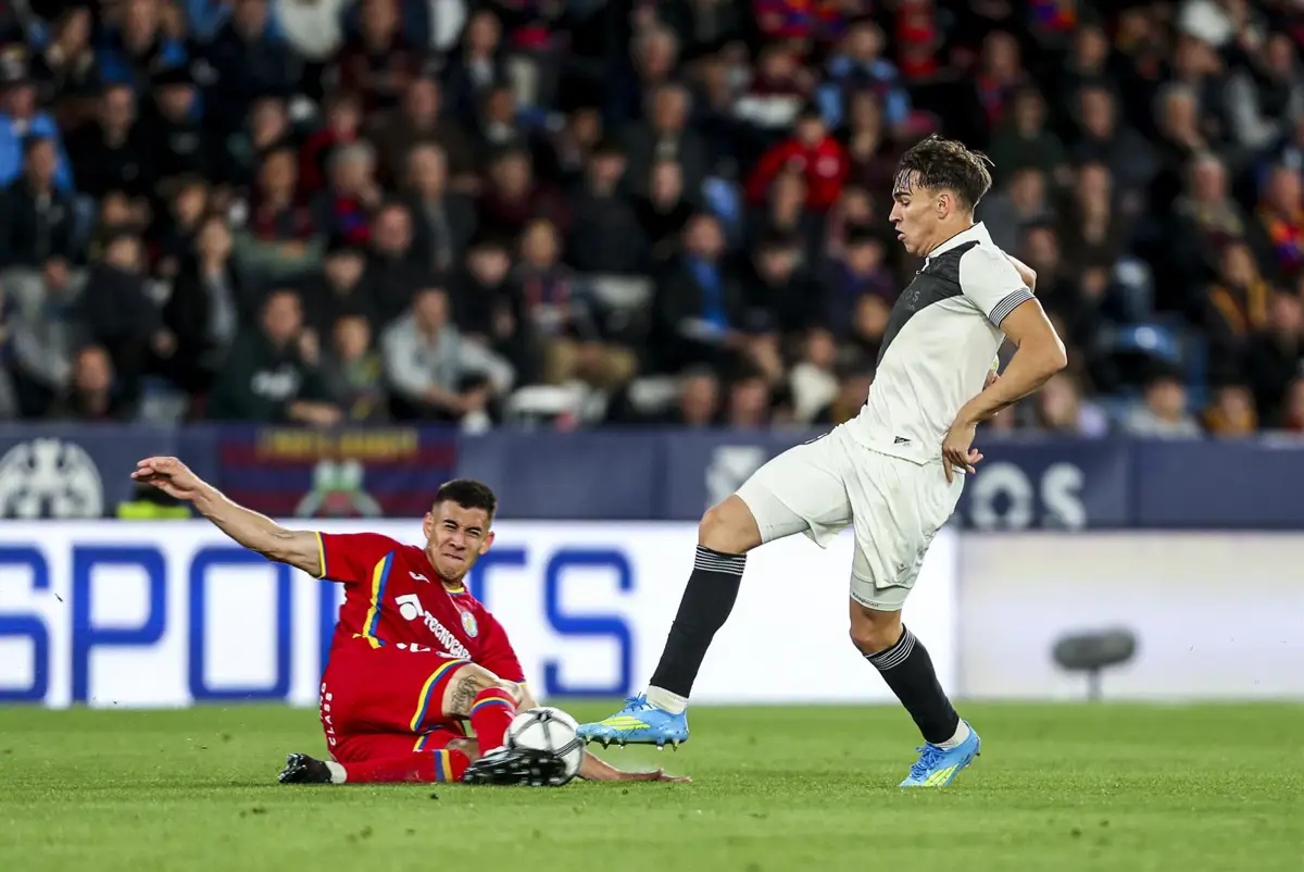 Carlos Espí en el Levante UD-Getafe CF del Ciutat de Valencia