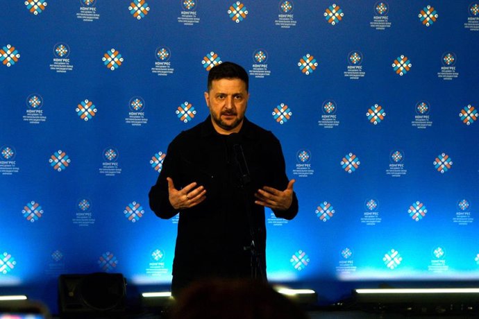 El presidente de Ucrania, Volodimir Zelenski