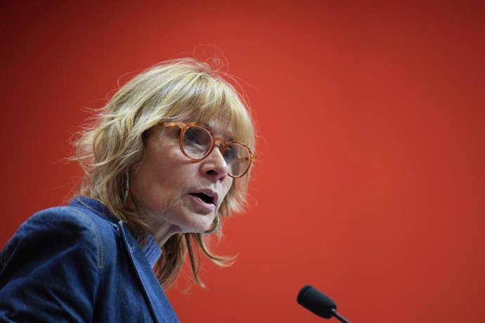 Archivo - La viceprimera secretaria y portavoz del PSC, Lluïsa Moret