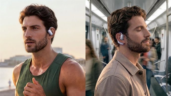 Fones de ouvido AeroFit 2 da Soundcore.