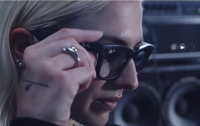 Óculos inteligentes Ray-Ban Meta.