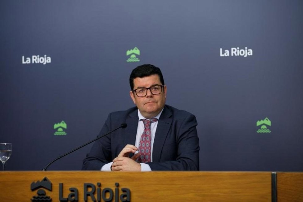El portavoz del Ejecutivo riojano, Alfonso Domínguez.