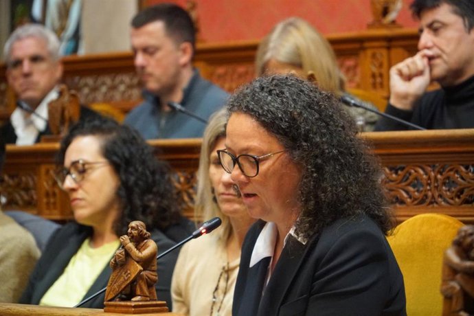 La portavoz del PSIB en el Consell de Mallorca, Catalina Cladera.