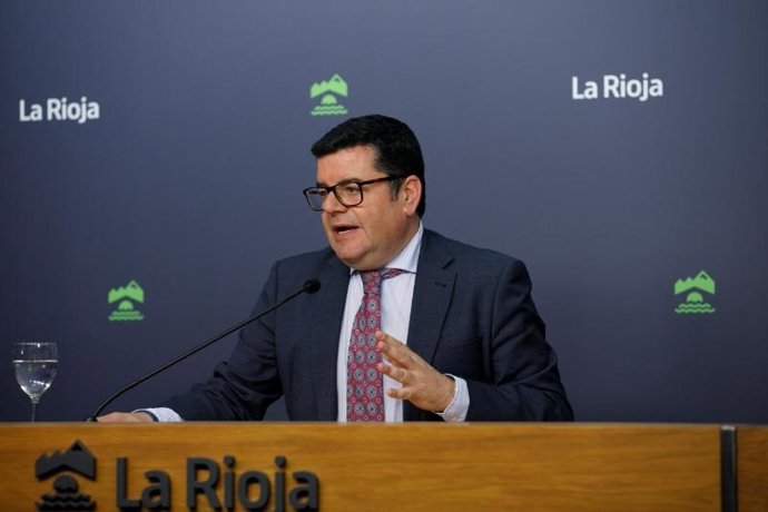 El portavoz del Gobierno de La Rioja, Alfonso Domínguez
