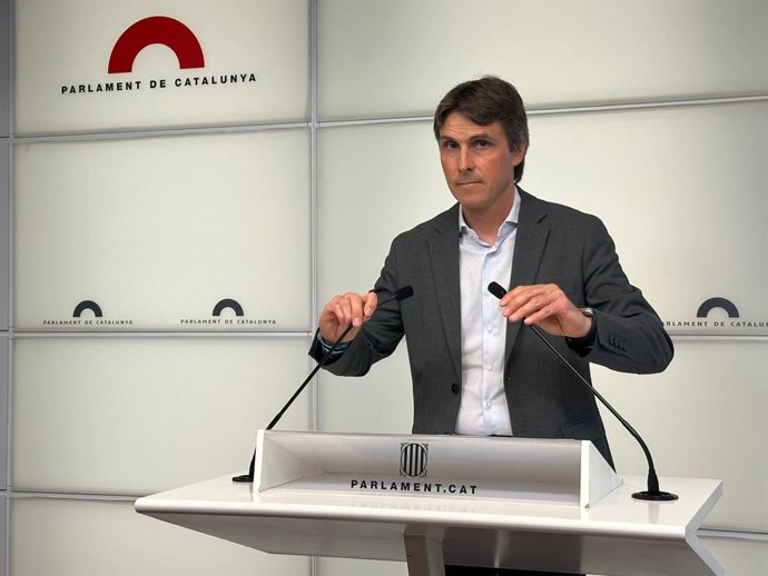 El portavoz de Junts en el Parlament, Salvador Vergés