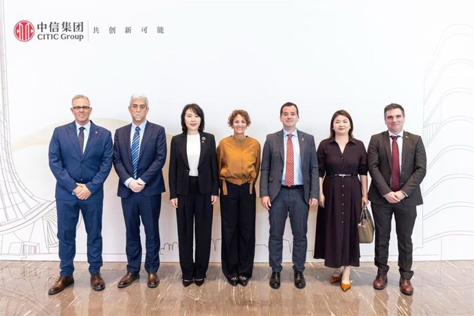 Visita de la delegación navarra a la empresa china de inversión CITIC