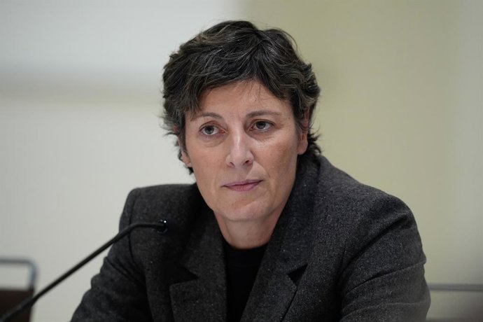 Archivo - Arquivo - Elisa Aguilar participa da reunião para a apresentação do novo plano de implementação da FEB no Hotel Meliá Madrid Princesa, em 11 de dezembro de 2025, em Madri, Espanha.