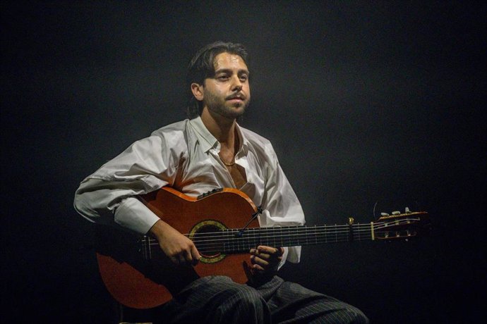Archivo - El guitarrista flamenco Yerai Cortés durante una actuación en los Veranos de la Villa, en el Centro Cultural Conde Duque, a 5 de agosto de 2025, en Madrid