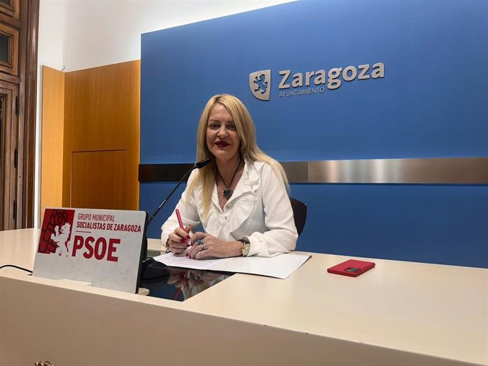 La concejal del grupo municipal del PSOE en el Ayuntamiento de Zaragoza, Ros Cihuelo