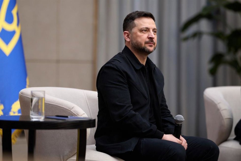El presidente de Ucrania, Volodimir Zelenski.