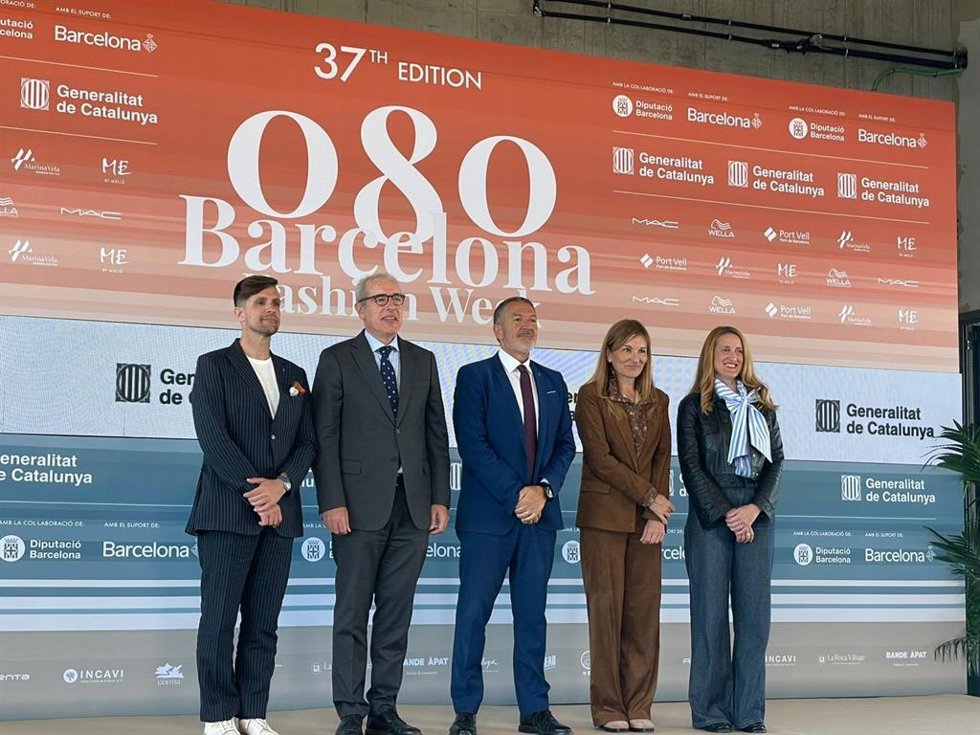 Fotografía institucional de la inauguración de la 37 edición de la 080 Barcelona Fashion