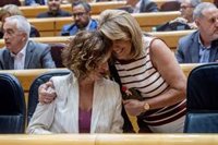 Susana Díaz cree que Sánchez debería "revisar algunas de sus alianzas" para "ayudar" a la candidatura de Montero el 17M