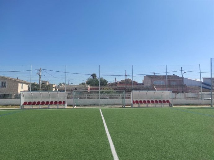 Archivo - Campo de fútbol de Verge de Lluc.