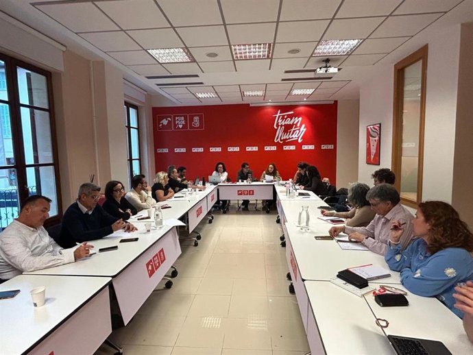 Reunión de la Ejecutiva del PSIB de Palma.