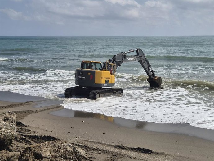 El Gobierno inicia la segunda fase de las obras de emergencia en varias playas de la provincia de Málaga