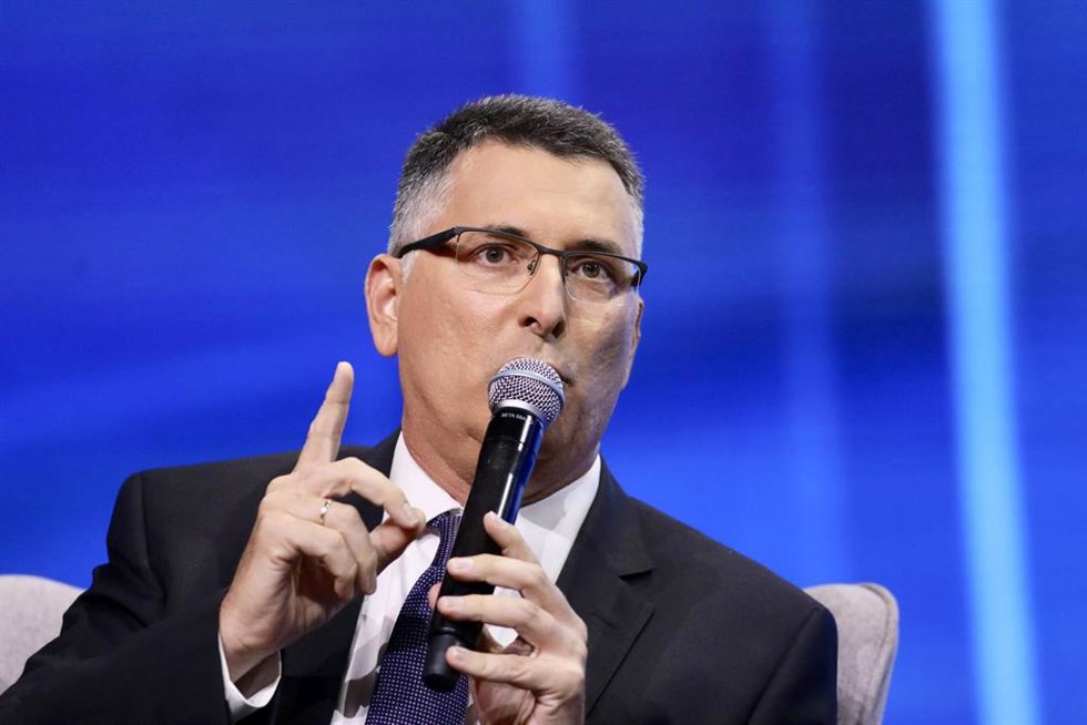 Archivo - El ministro de Exteriores de Israel, Gideon Saar, ofrece declaraciones en Tel Aviv. 