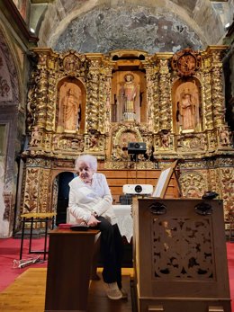 Archivo - L'organista Montserrat Torrent