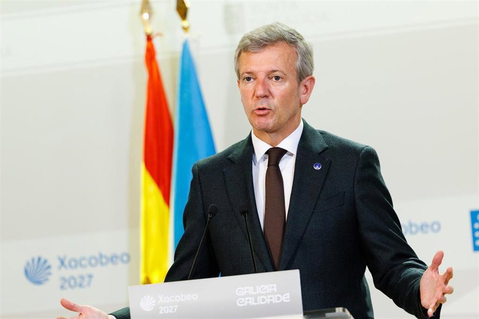 Rueda en una intervención tras la reunión semanal de su Gobierno.